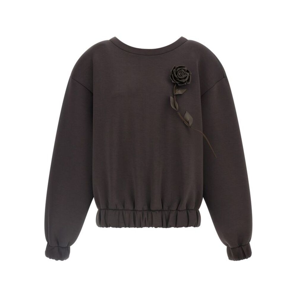 Giuseppe Di Morabito Brown Viscose Women's Sweatshirt